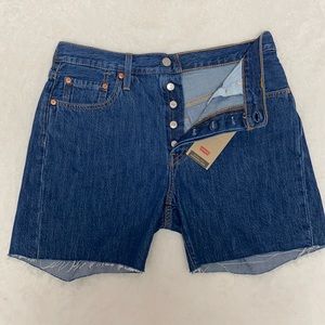 Levi’s 501 high rise mid thigh (bermuda) shorts